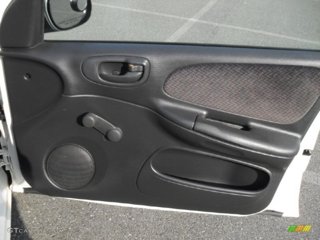 2001 Dodge Neon SE Dark Slate Gray Door Panel Photo #39103993