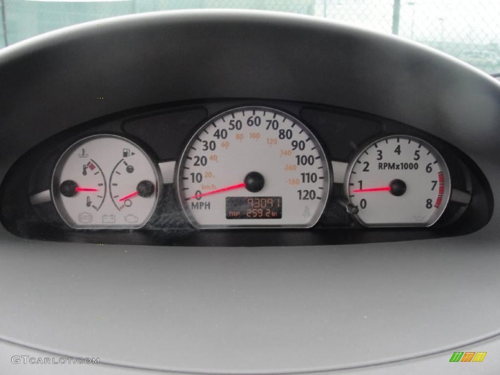 2004 Saturn ION 3 Sedan Gauges Photo #39104913
