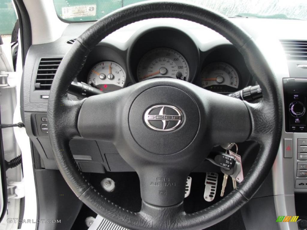 2005 Scion tC Standard tC Model Dark Gray Steering Wheel Photo #39105681
