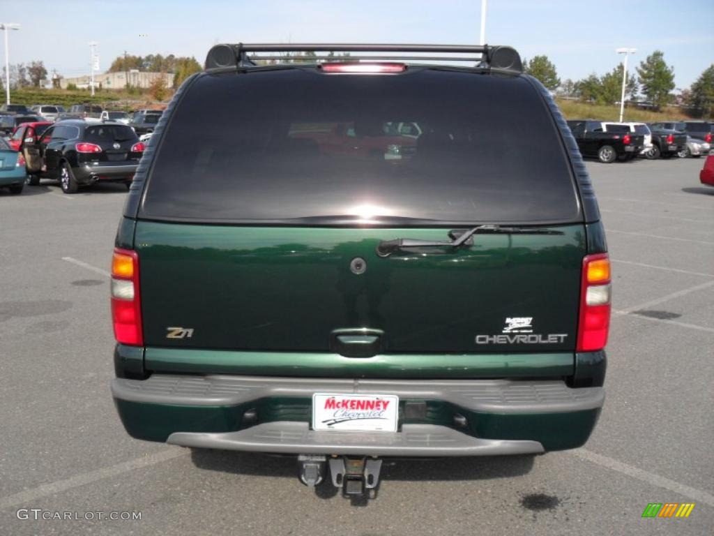 2003 Suburban 1500 Z71 4x4 - Dark Green Metallic / Gray/Dark Charcoal photo #3
