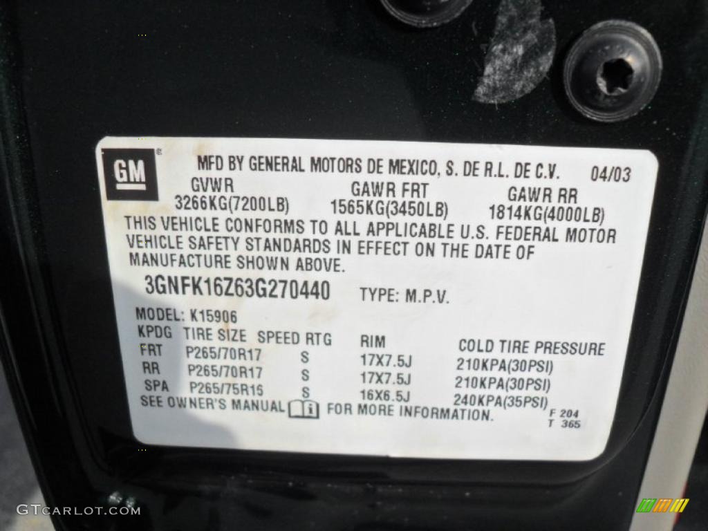 2003 Suburban 1500 Z71 4x4 - Dark Green Metallic / Gray/Dark Charcoal photo #6