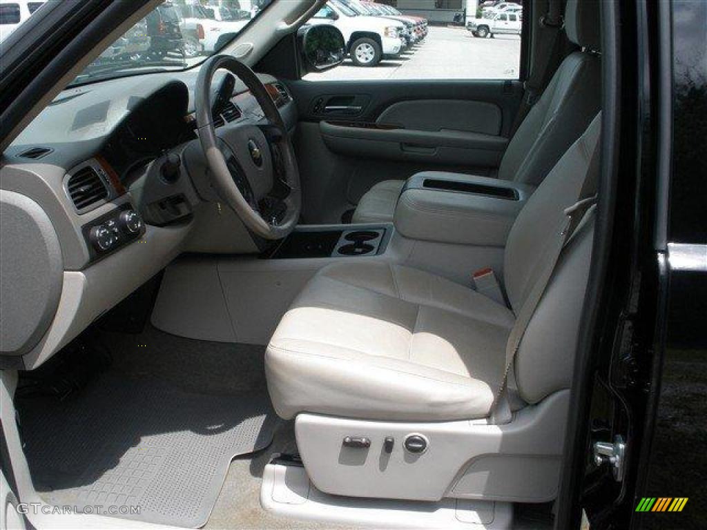 Light Titanium Interior 2009 Chevrolet Silverado 1500 LTZ Crew Cab 4x4 Photo #39106301