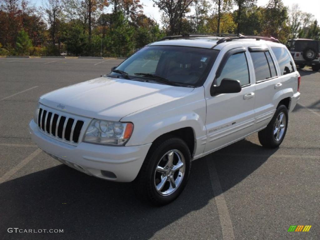 2001 Grand Cherokee Limited 4x4 - Stone White / Taupe photo #1