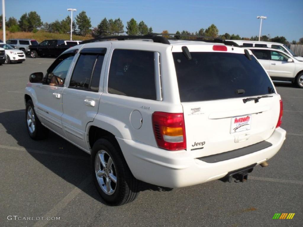 2001 Grand Cherokee Limited 4x4 - Stone White / Taupe photo #2