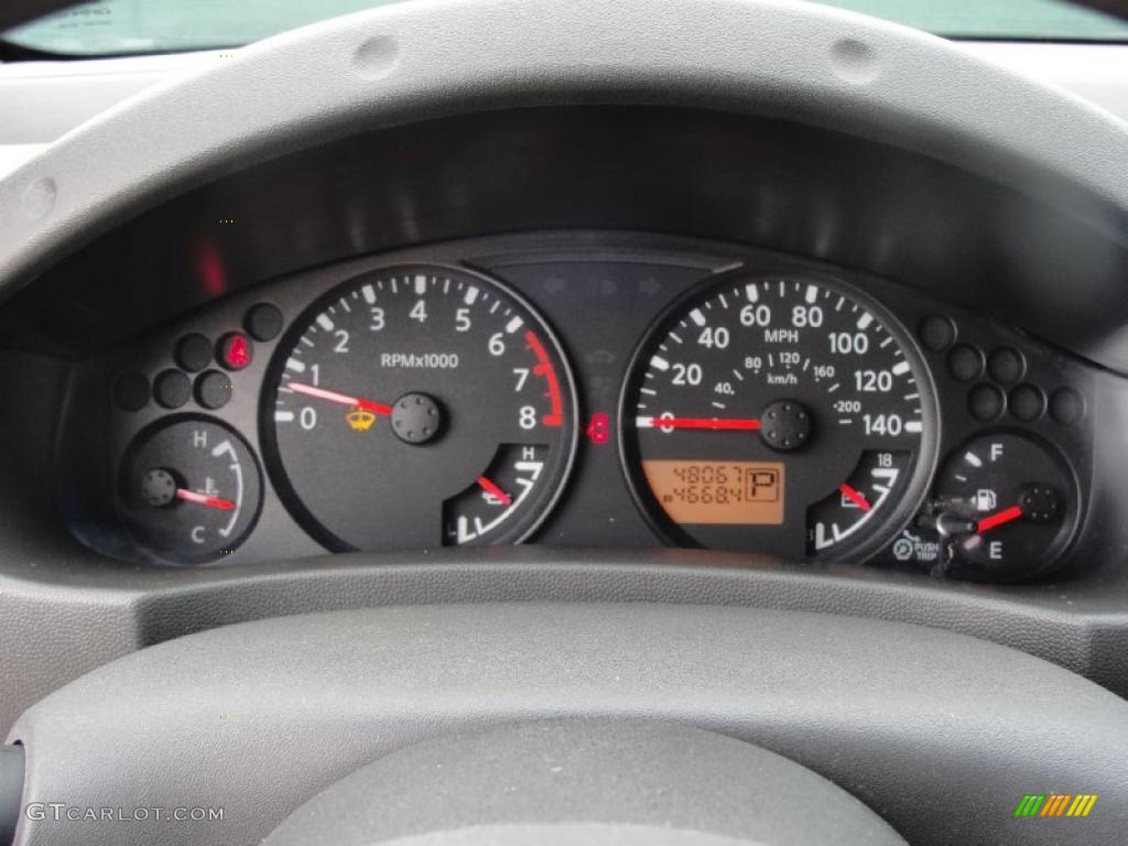 2006 Nissan Frontier SE King Cab Gauges Photo #39106517