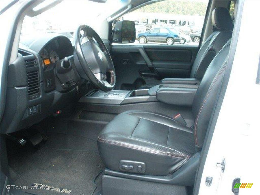 Pro 4X Charcoal Interior 2008 Nissan Titan Pro-4X Crew Cab 4x4 Photo #39106765