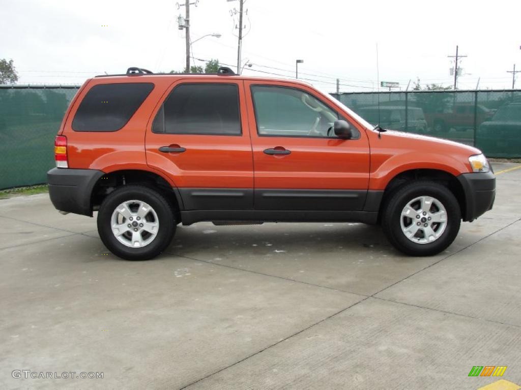 2006 Escape XLT V6 - Blazing Copper Metallic / Medium/Dark Pebble photo #2