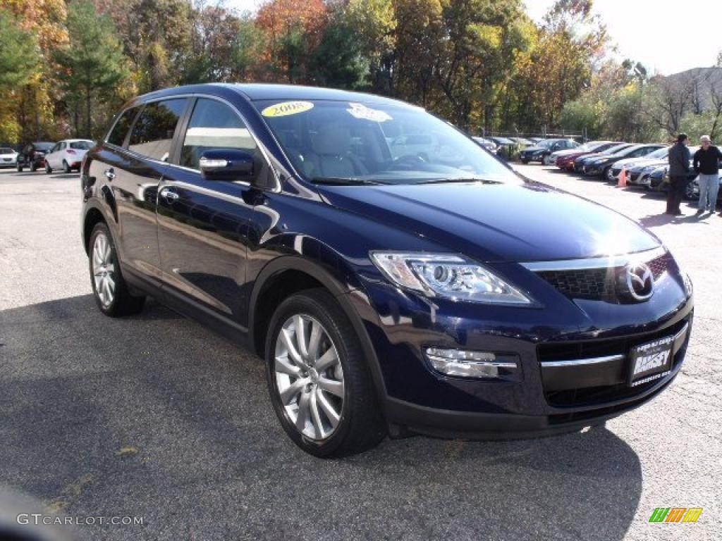 Stormy Blue Mica 2008 Mazda CX-9 Grand Touring AWD Exterior Photo #39108121
