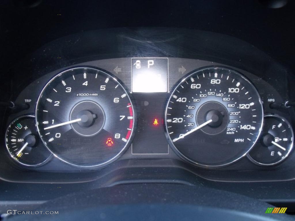 2010 Subaru Outback 2.5i Premium Wagon Gauges Photo #39110433