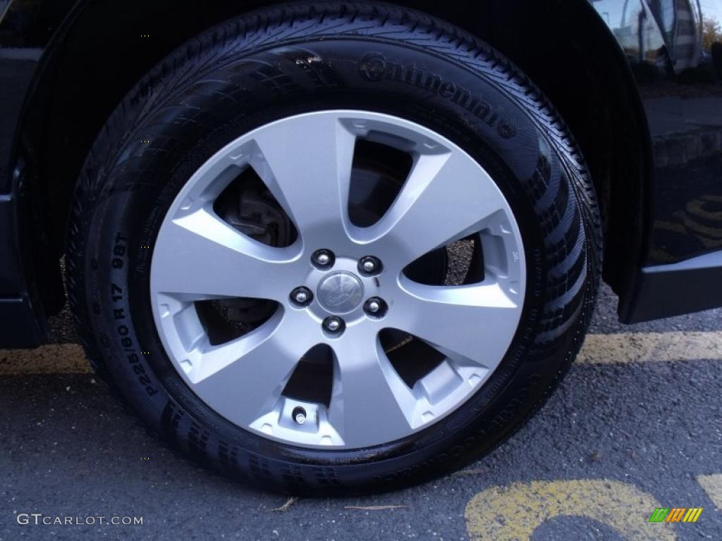 2010 Subaru Outback 2.5i Premium Wagon Wheel Photo #39110509