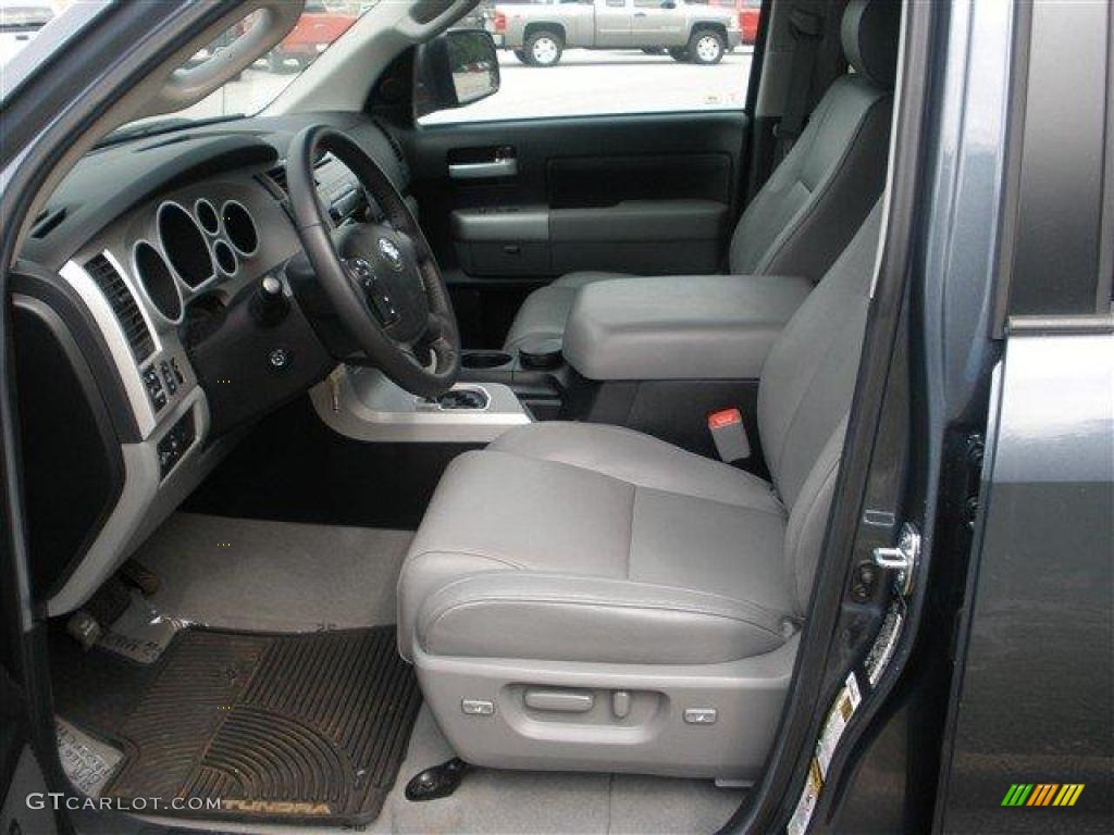 Graphite Gray Interior 2007 Toyota Tundra Limited Crewmax