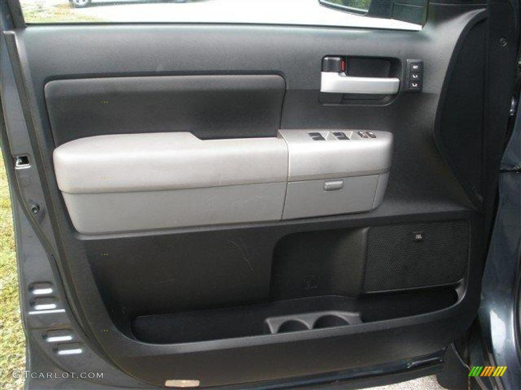 2007 Toyota Tundra Limited CrewMax Graphite Gray Door Panel Photo #39110873
