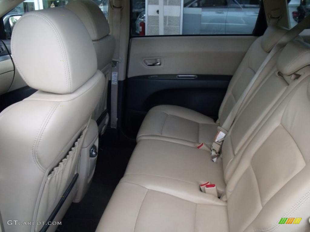 Desert Beige Interior 2008 Subaru Tribeca Limited 7 Passenger Photo #39111113