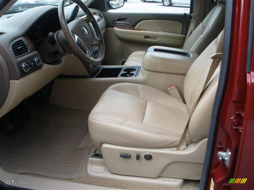 Very Dark Cashmere/Light Cashmere Interior 2007 GMC Sierra 1500 SLT Crew Cab 4x4 Photo #39111313
