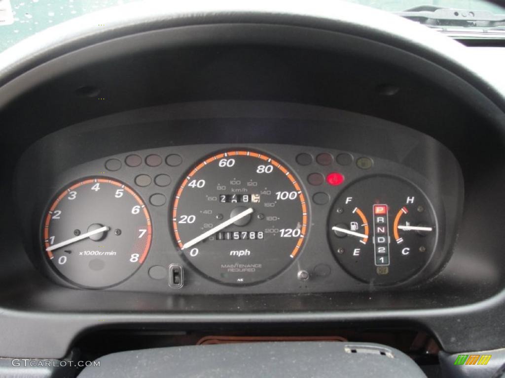 2000 Honda CR-V LX Gauges Photos
