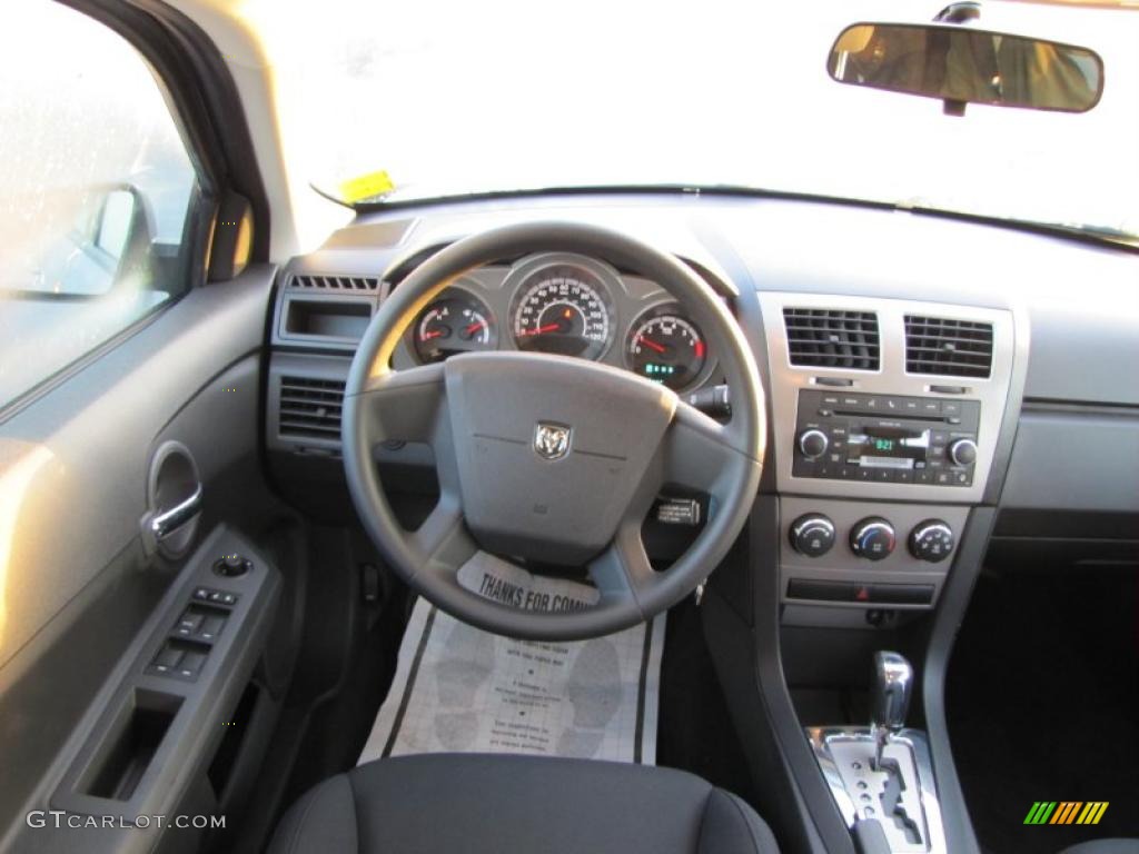 2010 Dodge Avenger SXT Dark Slate Gray Dashboard Photo #39112777