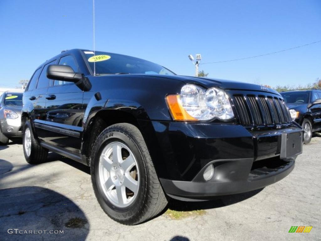 2008 Grand Cherokee Laredo 4x4 - Black / Dark Slate Gray photo #6