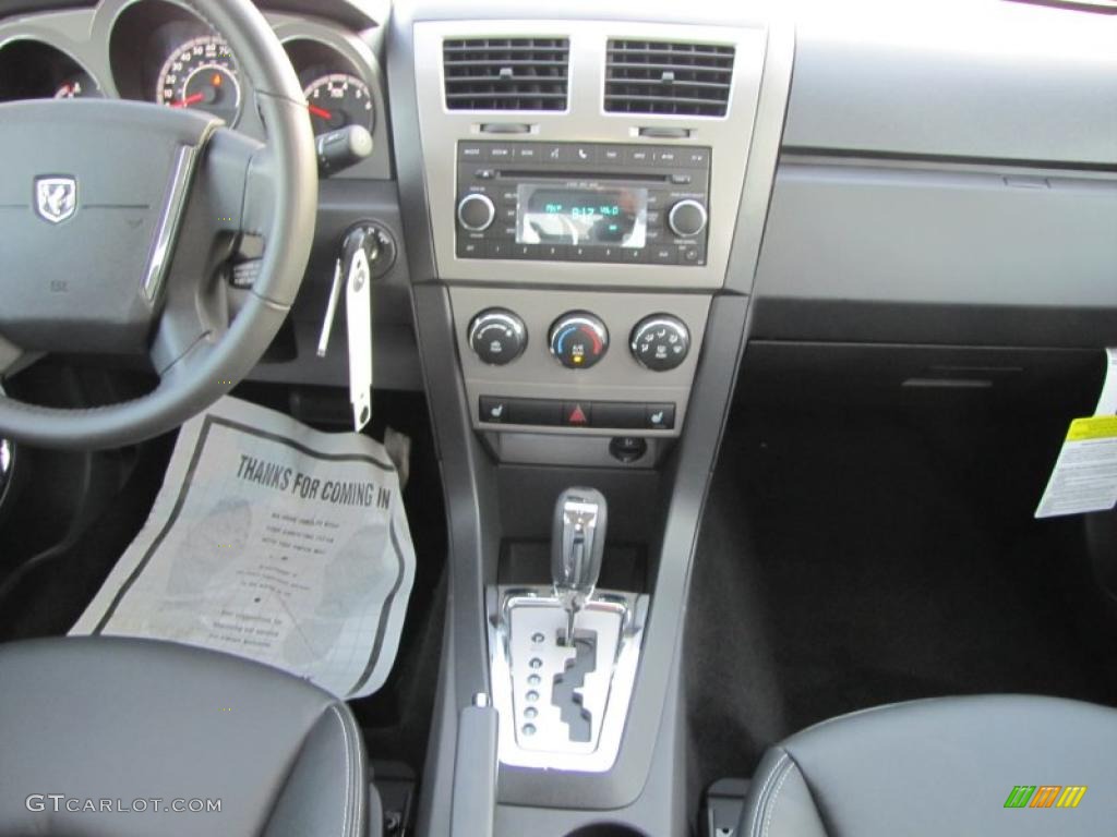 2010 Dodge Avenger R/T Dark Slate Gray Dashboard Photo #39113029