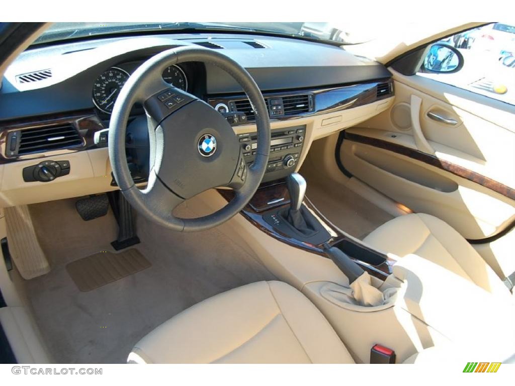 2008 3 Series 328i Sedan - Monaco Blue Metallic / Beige photo #4