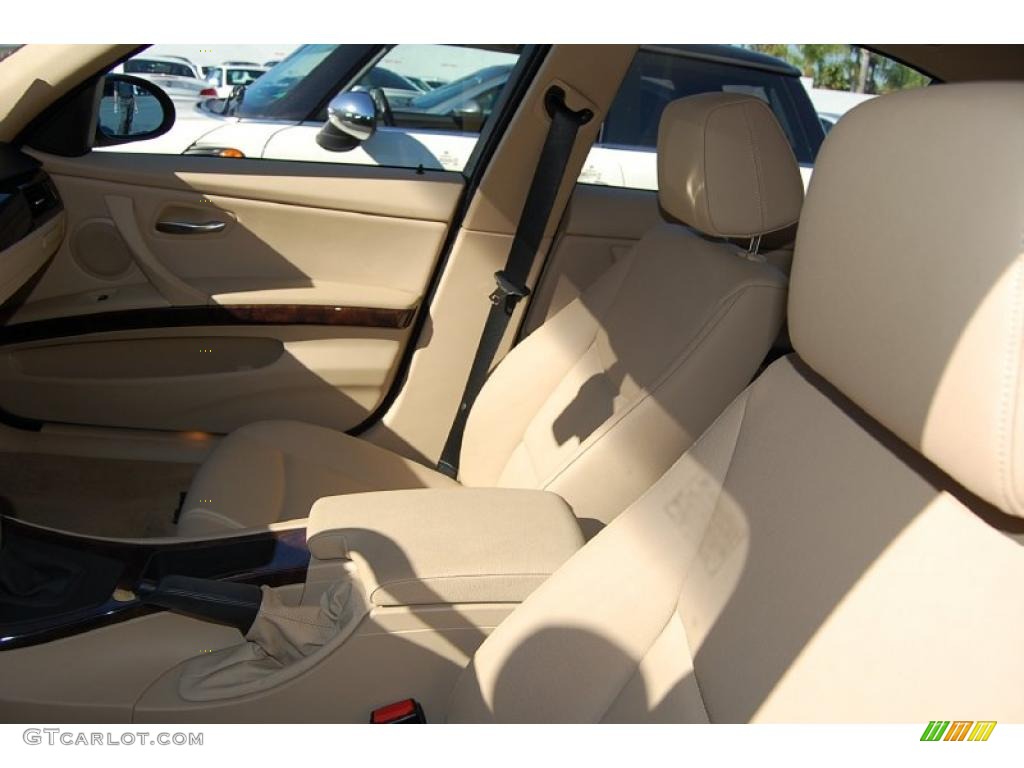 2008 3 Series 328i Sedan - Monaco Blue Metallic / Beige photo #5