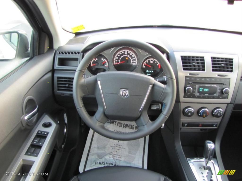 2010 Dodge Avenger R/T Dark Slate Gray Dashboard Photo #39113277