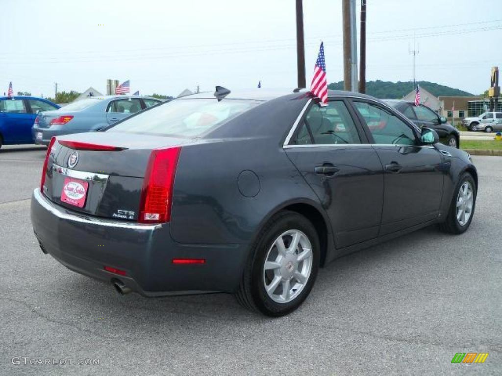 2009 CTS Sedan - Thunder Gray ChromaFlair / Ebony photo #1