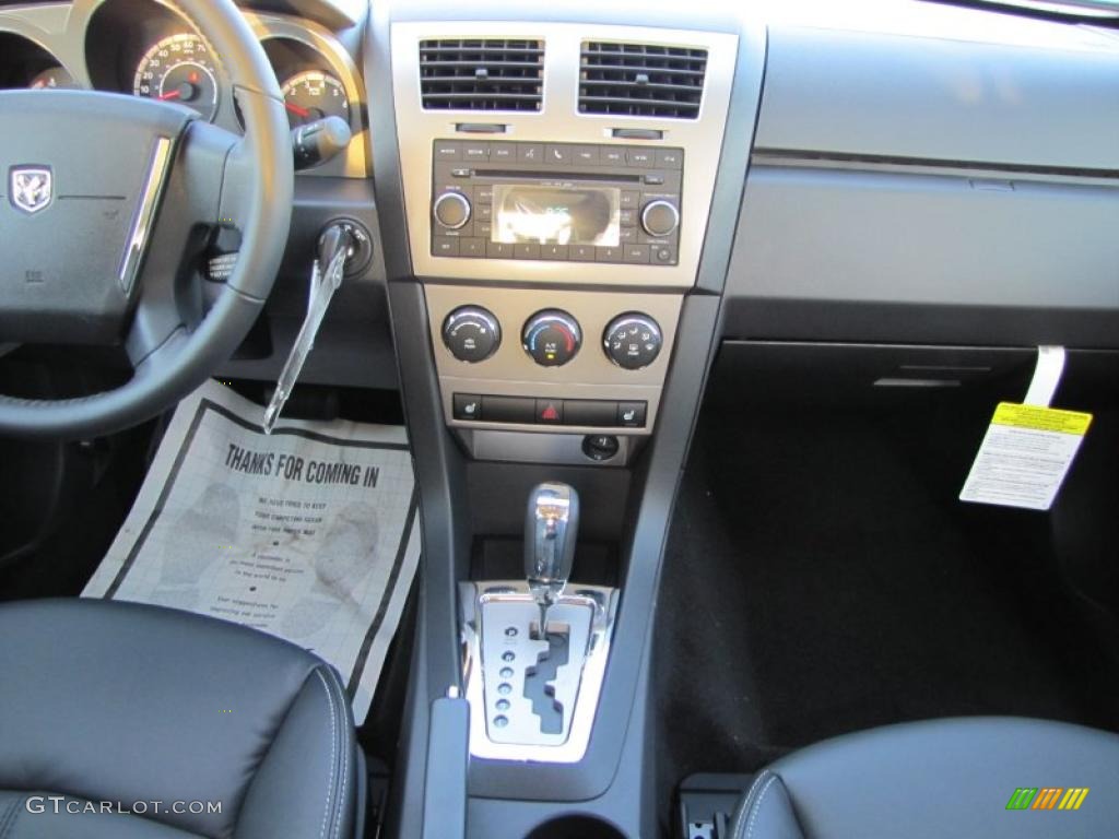 2010 Dodge Avenger R/T Dark Slate Gray Dashboard Photo #39113517