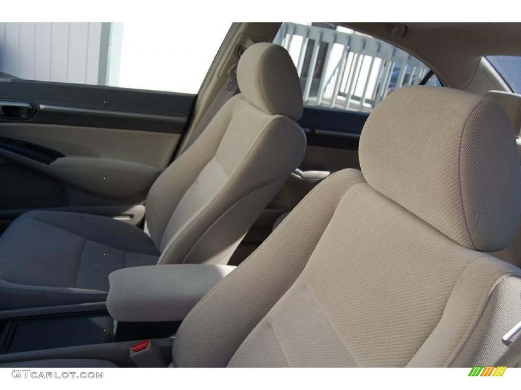 Beige Interior 2009 Honda Civic EX Sedan Photo #39113541