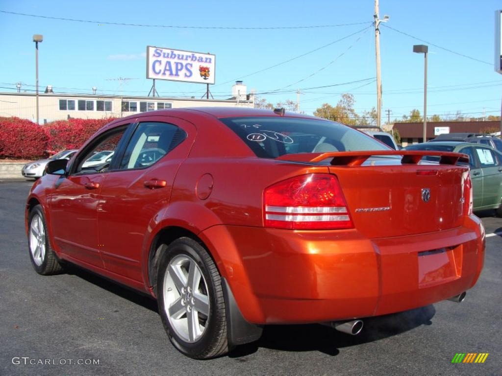 Sunburst Orange Pearl 2008 Dodge Avenger R/T Exterior Photo #39113670