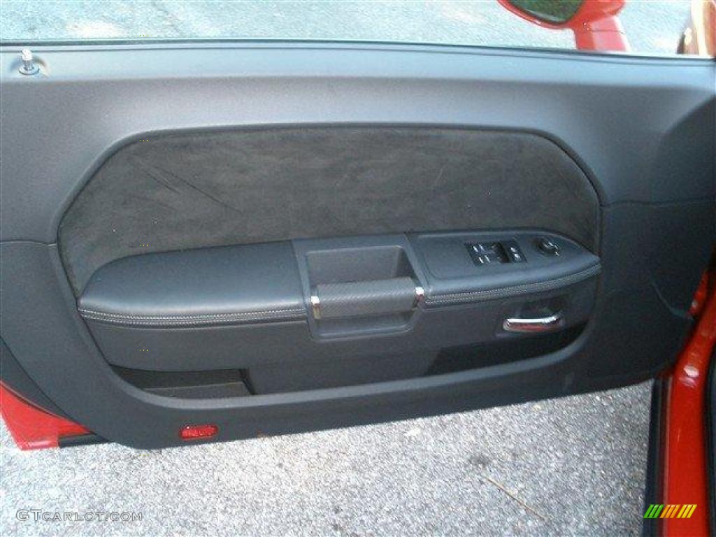 2009 Dodge Challenger SRT8 Dark Slate Gray Door Panel Photo #39113682
