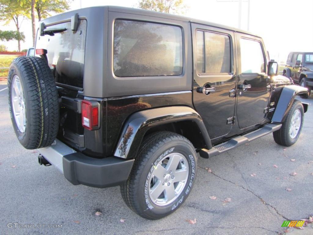 Black 2011 Jeep Wrangler Unlimited Sahara 4x4 Exterior Photo #39113884