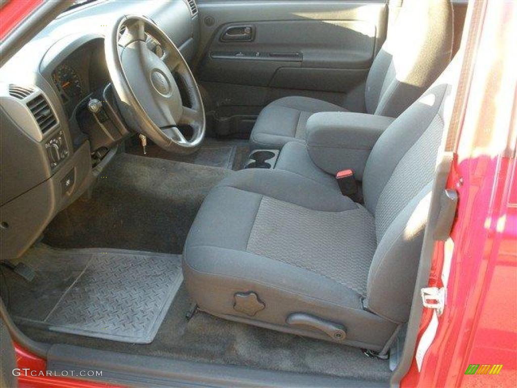 Dark Pewter Interior 2006 GMC Canyon Work Truck Extended Cab Photo #39114040