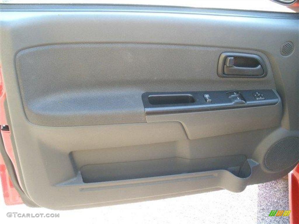 2006 GMC Canyon Work Truck Extended Cab Dark Pewter Door Panel Photo #39114056