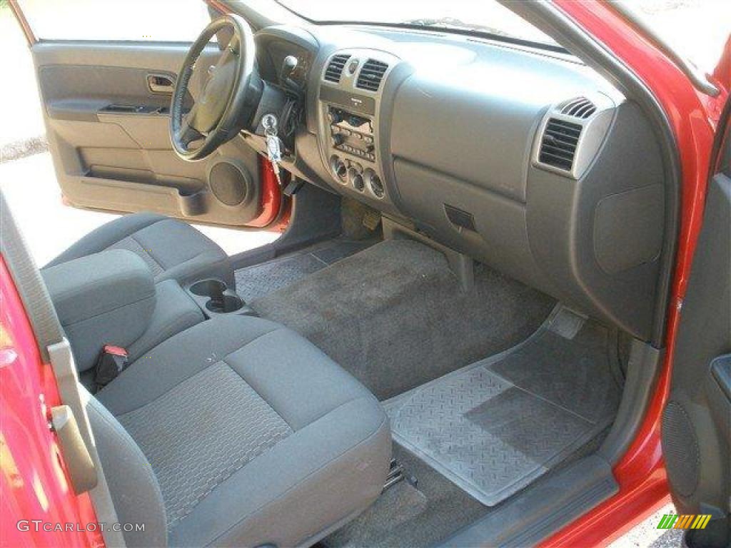Dark Pewter Interior 2006 GMC Canyon Work Truck Extended Cab Photo #39114108