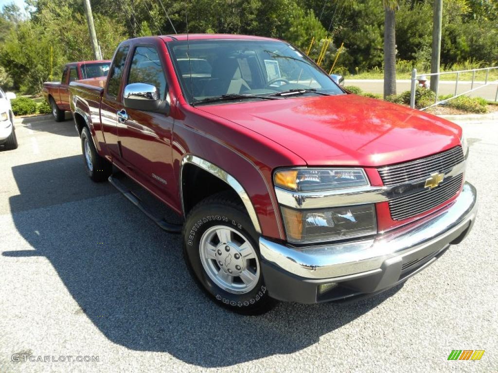 Dark Cherry Red Metallic Chevrolet Colorado