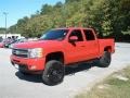 2009 Victory Red Chevrolet Silverado 1500 LTZ Crew Cab 4x4  photo #7