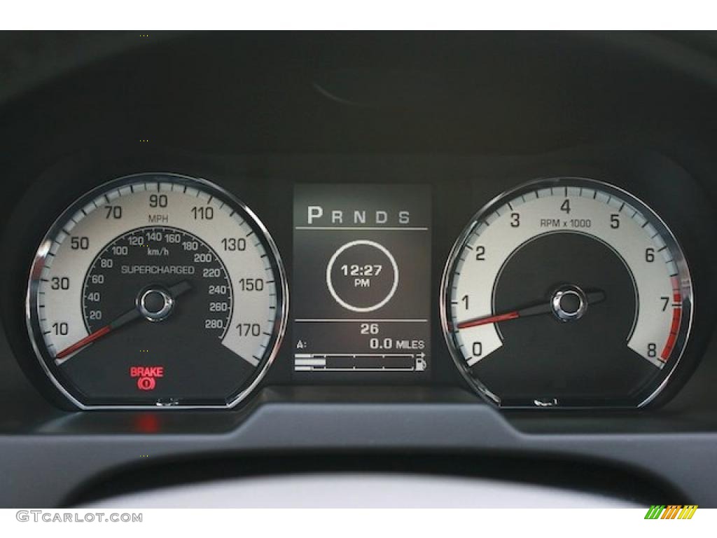2011 Jaguar XF XF Supercharged Sedan Gauges Photo #39115128