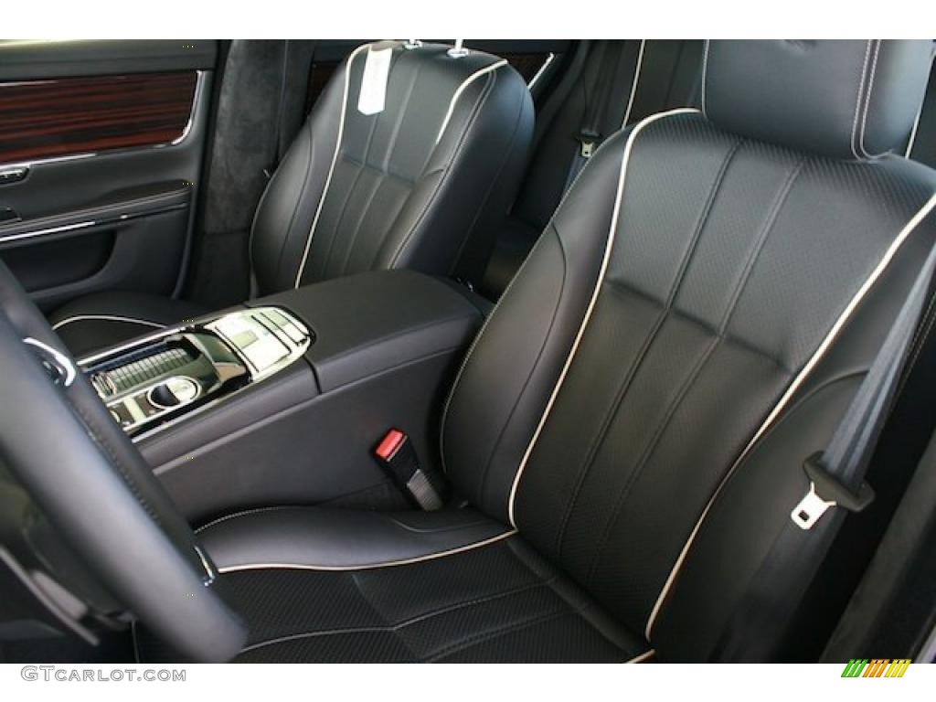Jet Black/Ivory Interior 2011 Jaguar XJ XJ Supercharged Photo #39115429