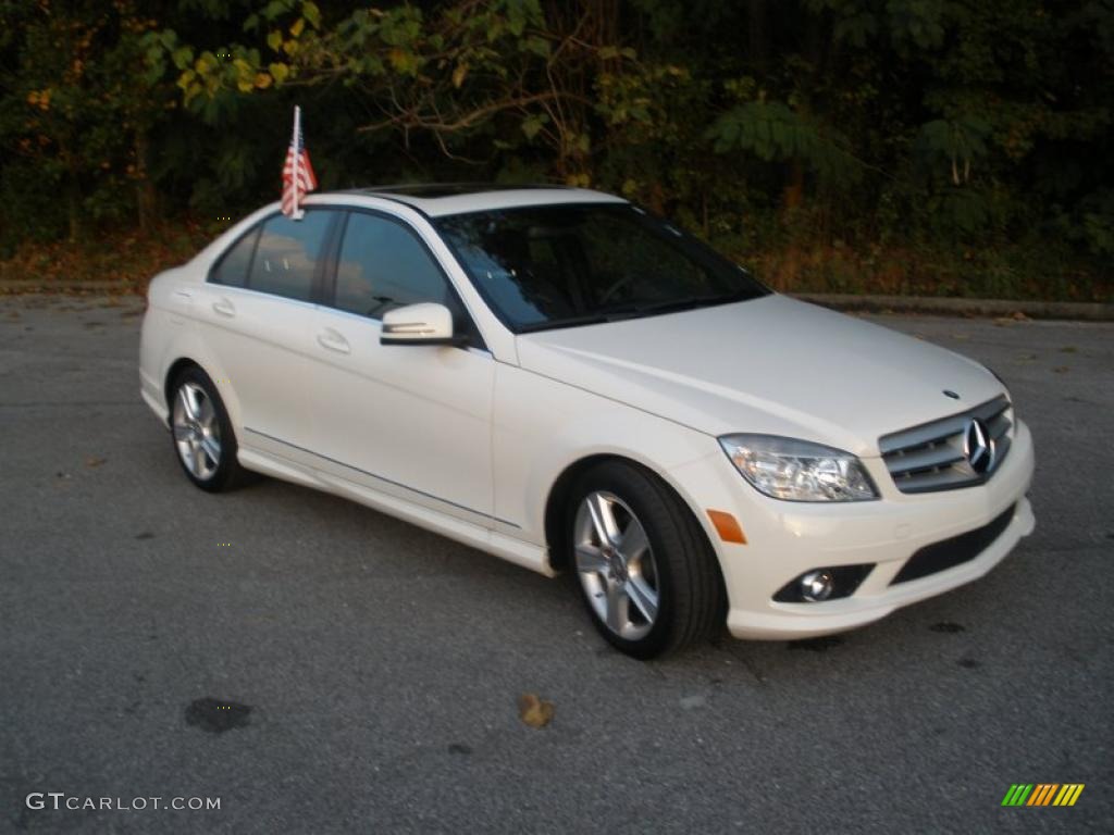 Arctic White 2010 Mercedes-Benz C 300 Sport Exterior Photo #39115921