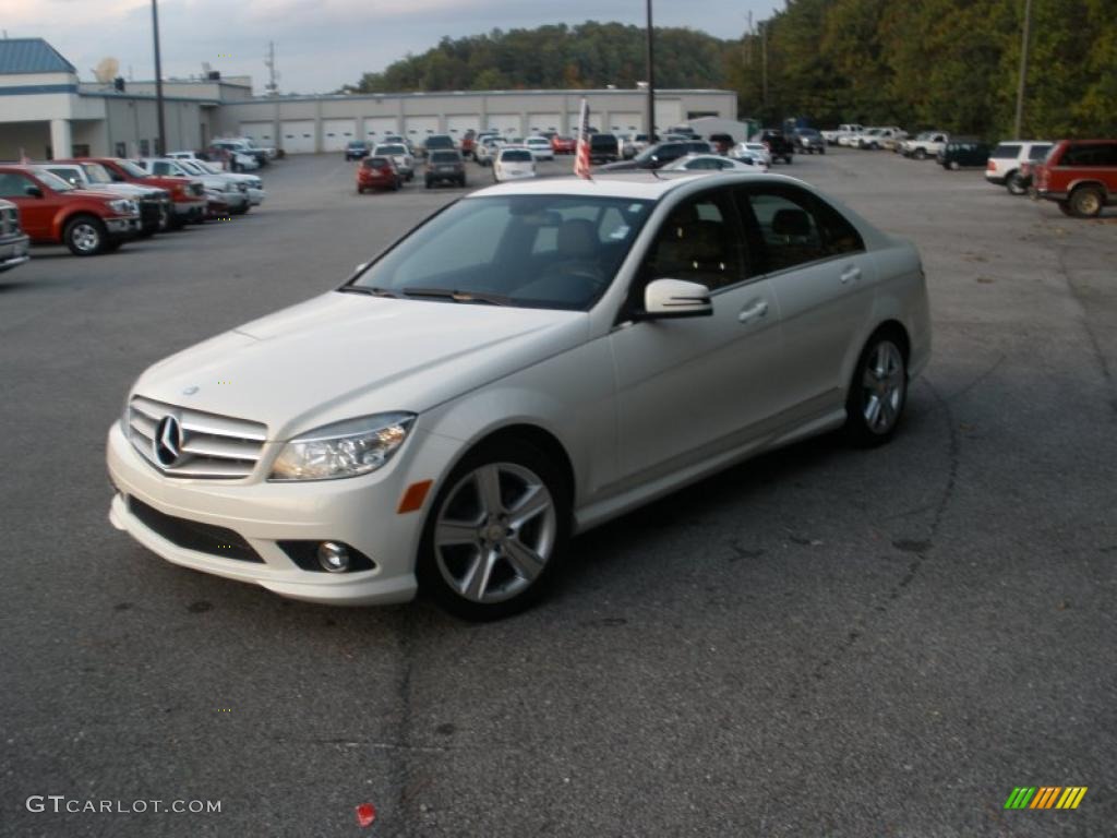 Arctic White 2010 Mercedes-Benz C 300 Sport Exterior Photo #39116021