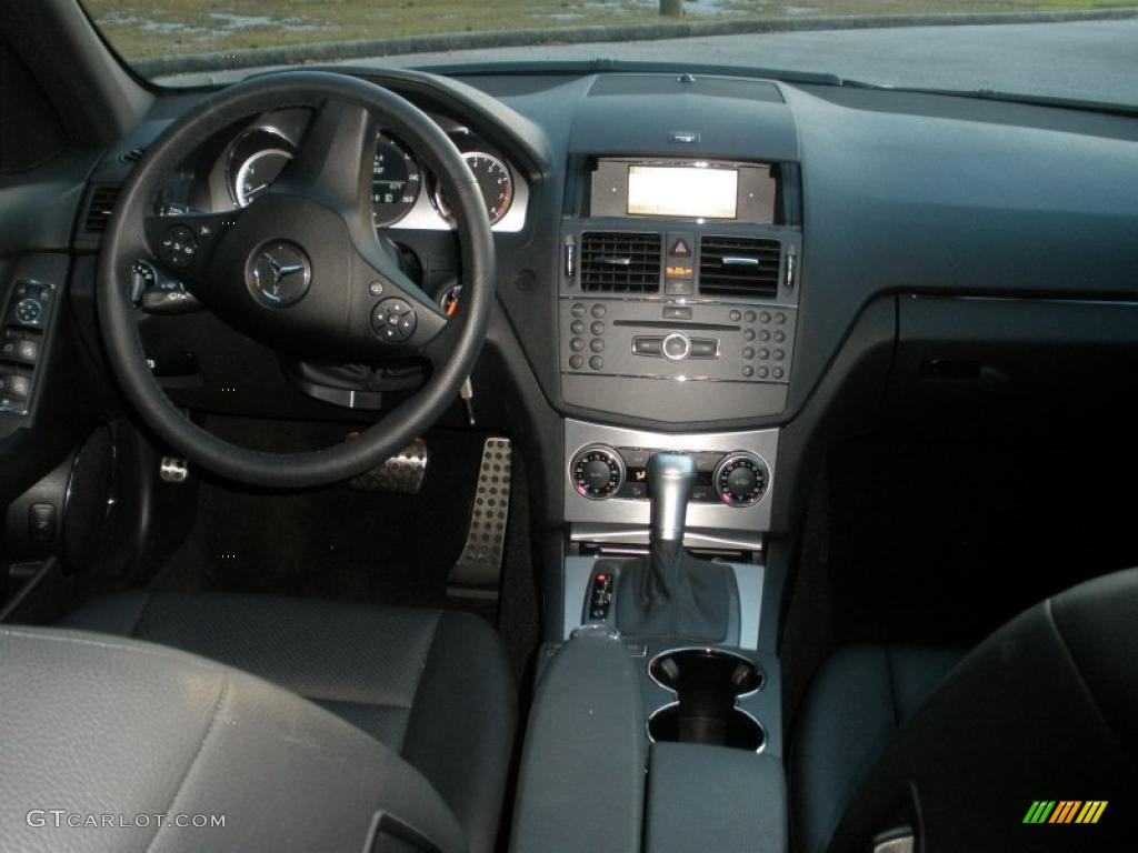 2010 Mercedes-Benz C 300 Sport Black Dashboard Photo #39116225