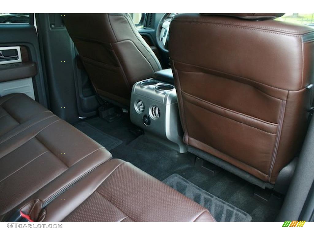 2010 F150 Platinum SuperCrew 4x4 - White Platinum Metallic Tri Coat / Sienna Brown Leather/Black photo #30