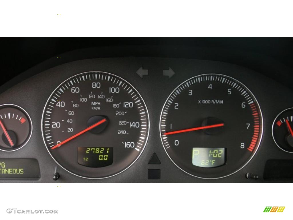 2009 Volvo S60 2.5T AWD Gauges Photo #39117350