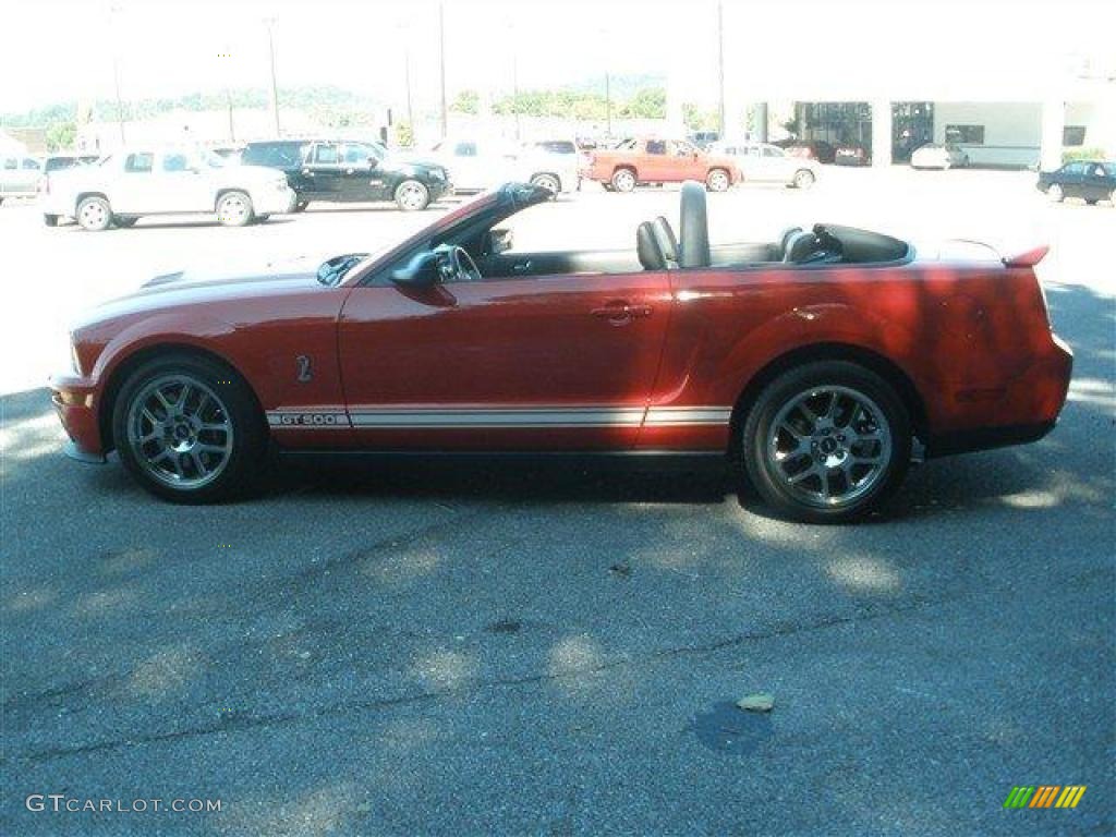 2007 Mustang Shelby GT500 Convertible - Torch Red / Black/Red photo #10