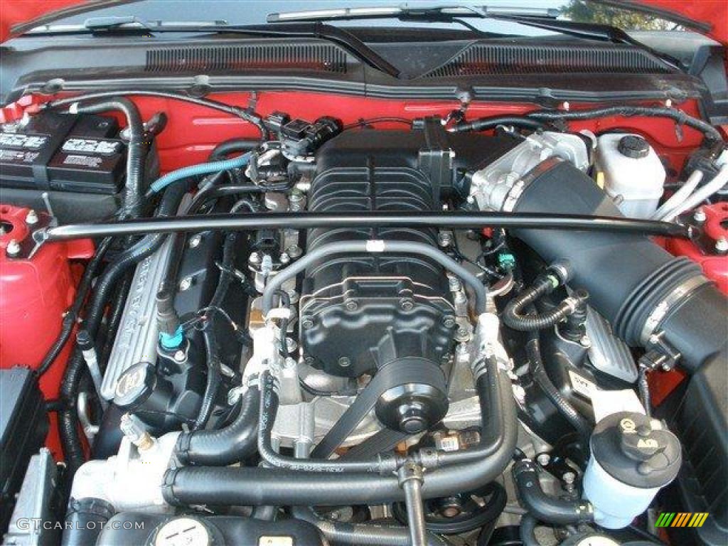 2007 Ford Mustang Shelby GT500 Convertible 5.4 Liter Supercharged DOHC 32-Valve V8 Engine Photo #39117612