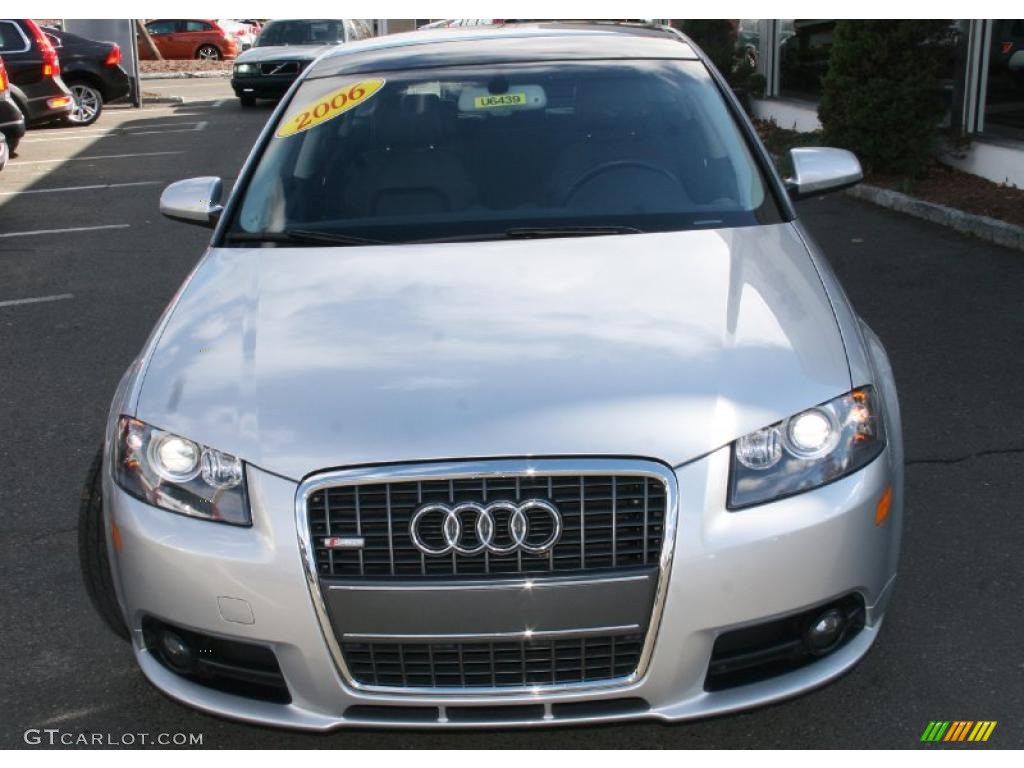 2006 A3 3.2 S Line quattro - Light Silver Metallic / Black photo #3