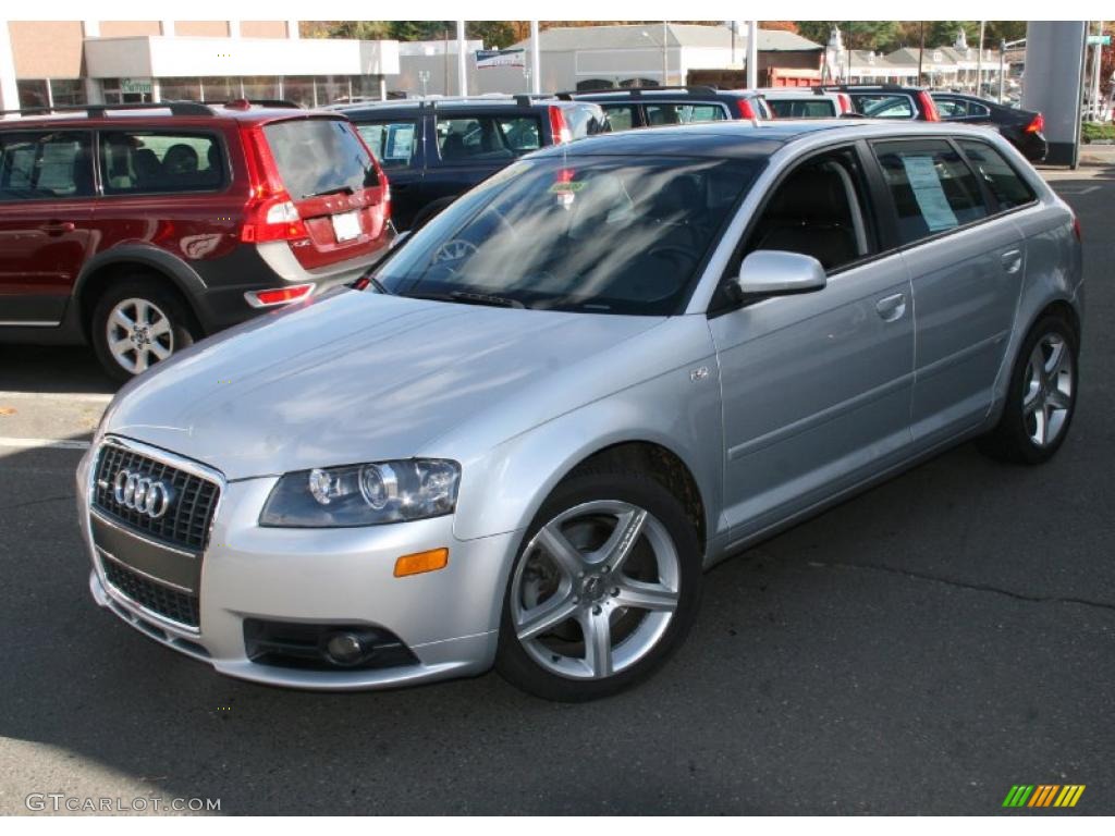 2006 A3 3.2 S Line quattro - Light Silver Metallic / Black photo #4