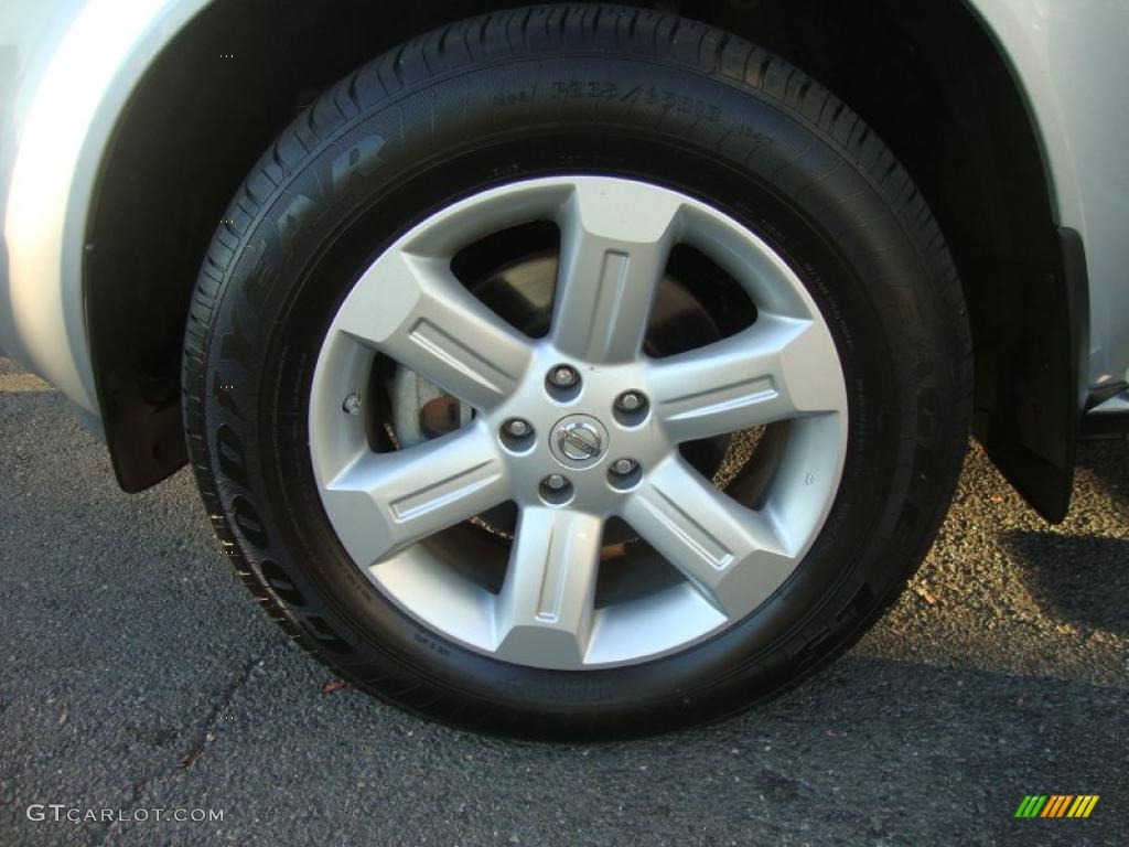 2007 Murano SL AWD - Brilliant Silver Metallic / Charcoal photo #47