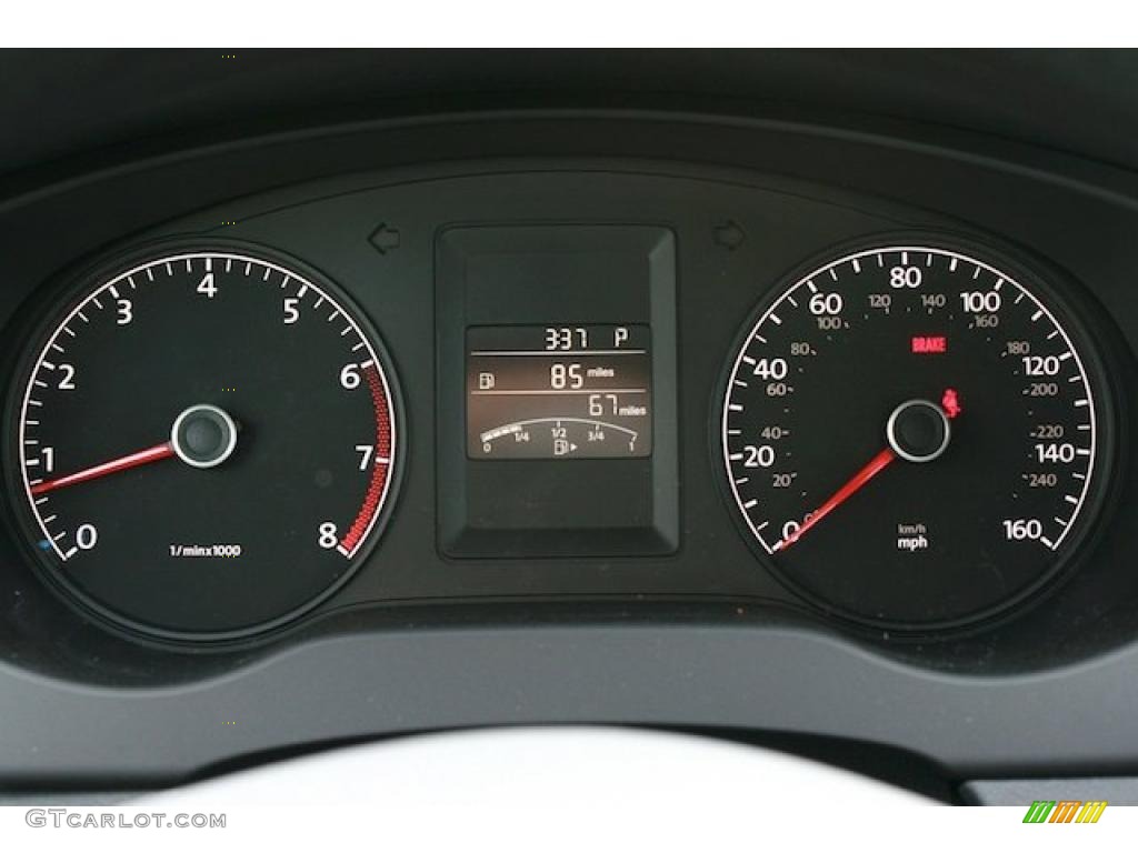 2011 Volkswagen Jetta SEL Sedan Gauges Photo #39118888