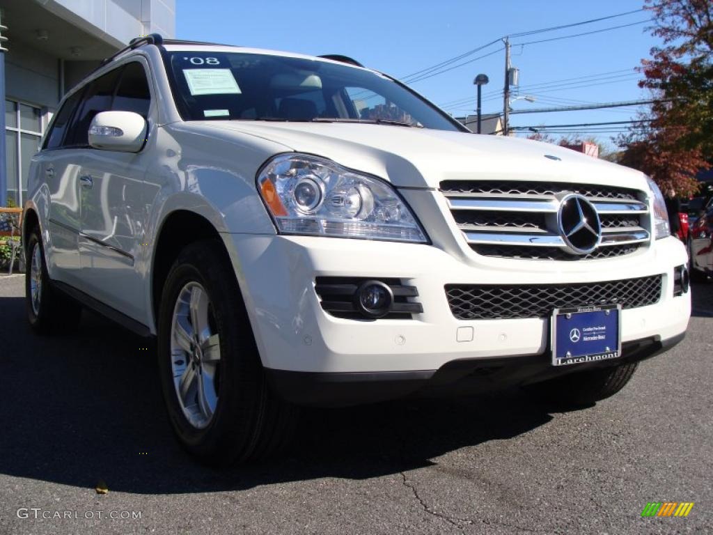 2008 GL 450 4Matic - Arctic White / Black photo #4